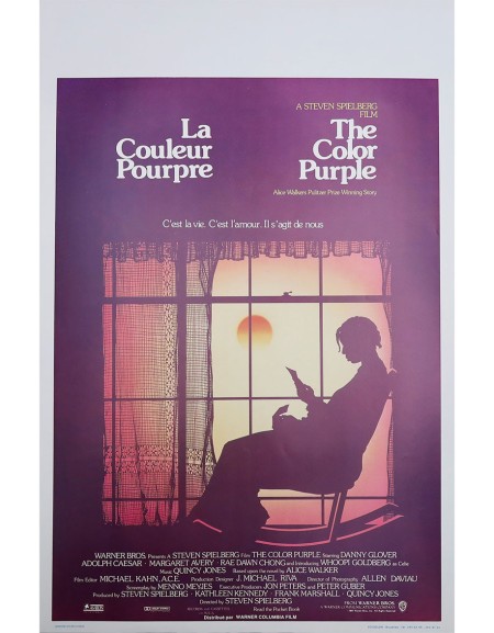 La couleur pourpre - 35x55 cm - roulée