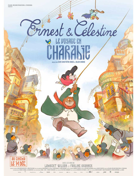 Ernest et Célestine : Le Voyage en Charabie - 40x60 cm -...