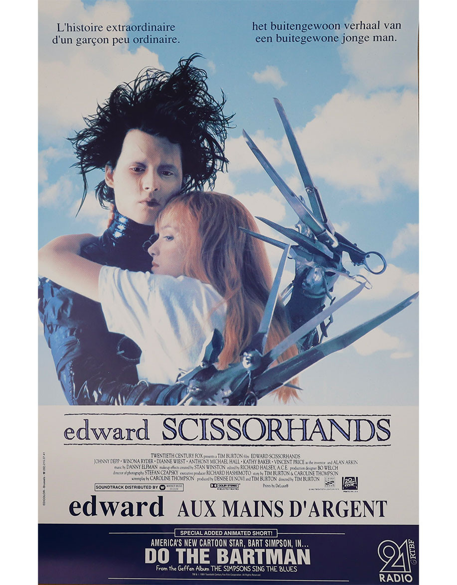 Edward aux mains d'argent — affiche originale...