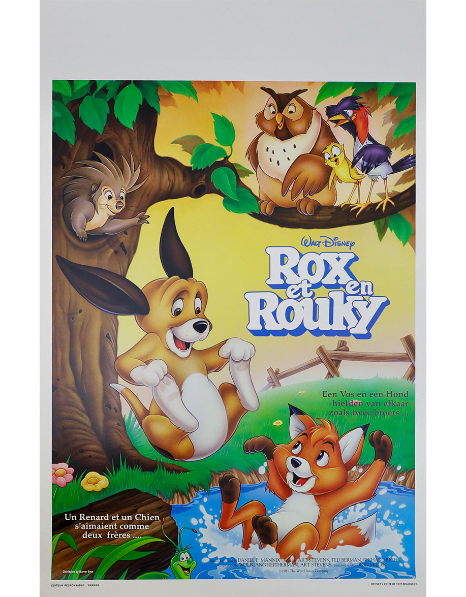 Rox et Rouky- 35x55 cm - roulée