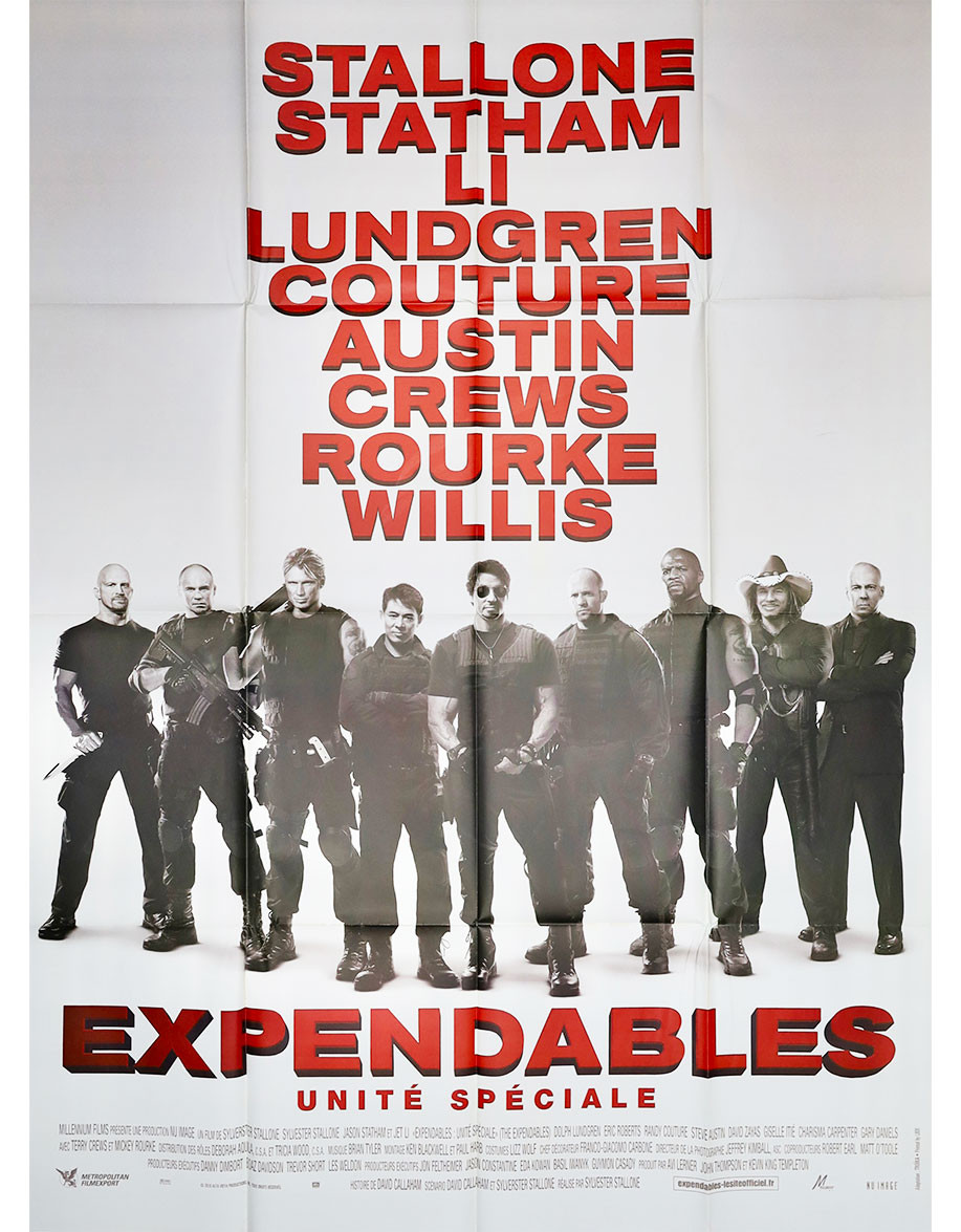 Expendables : Unité spéciale - 120x160 cm - pliée