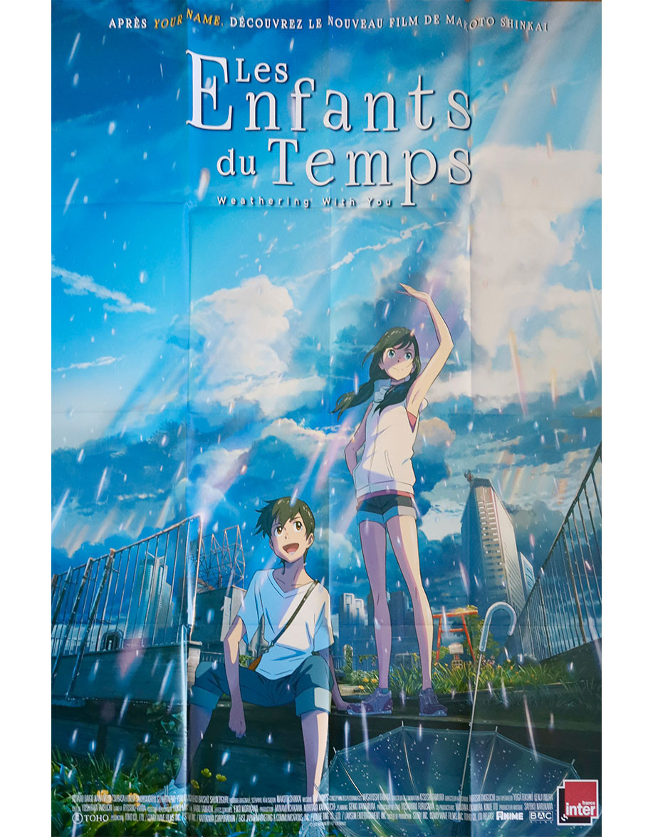 Les Enfants du Temps — affiche originale...