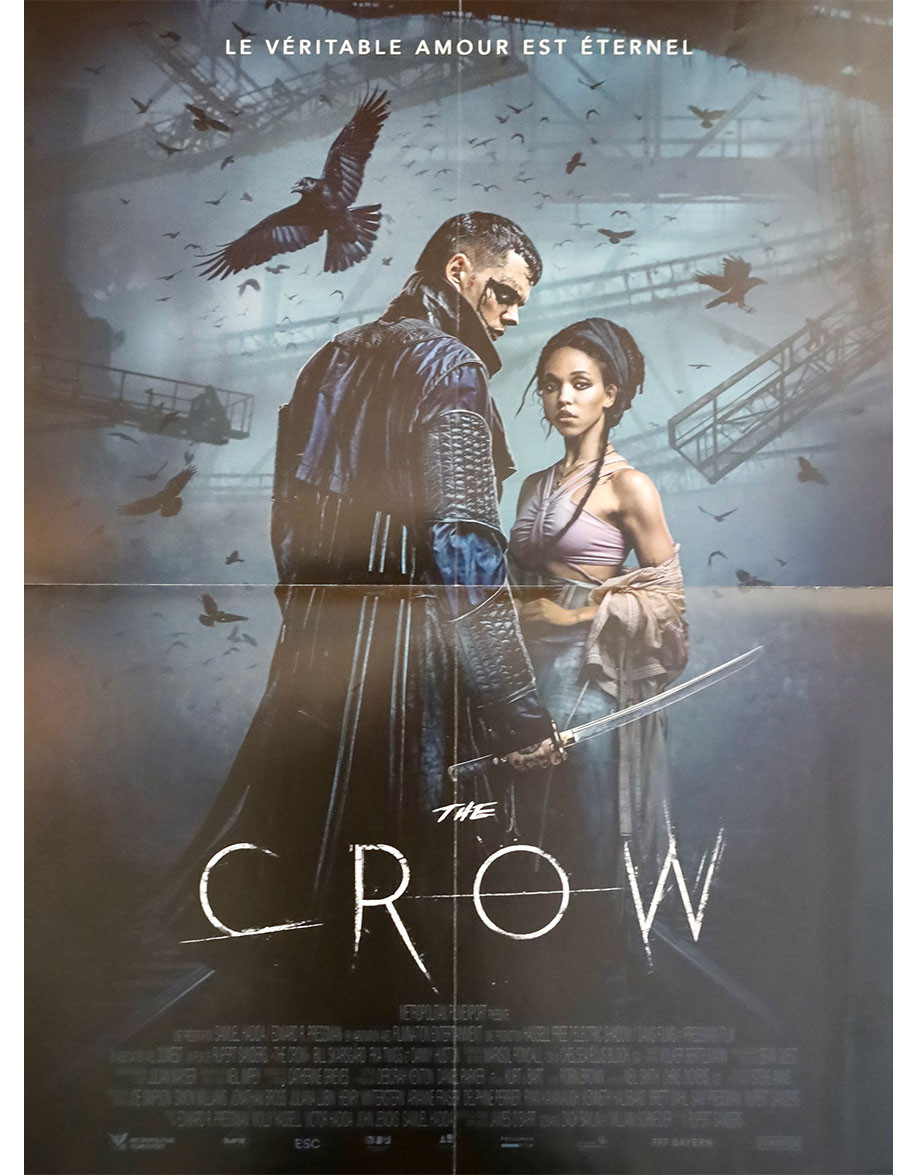 The Crow  - 40x60 cm - pliée