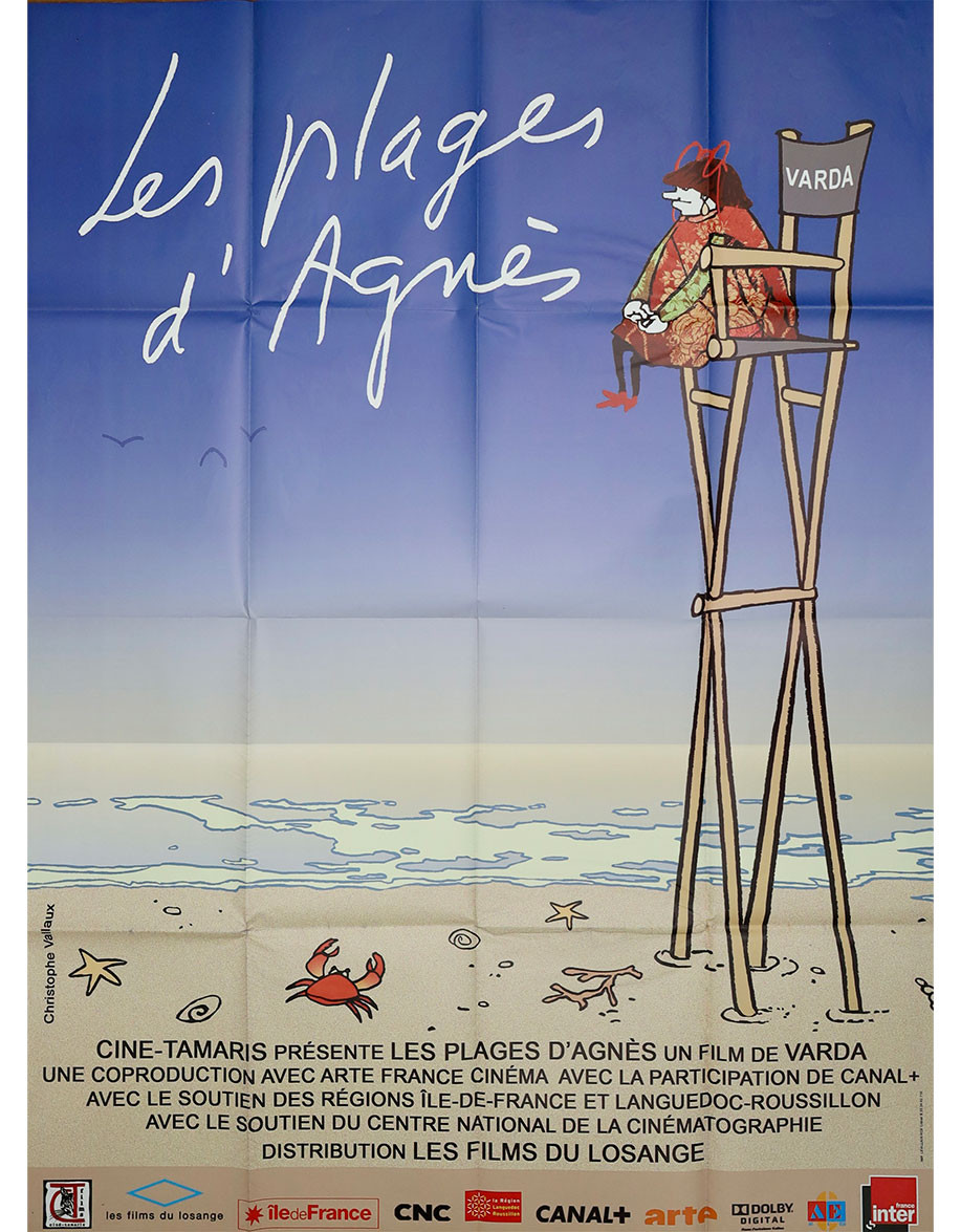 Les plages d'Agnès - 120x160 cm - pliée