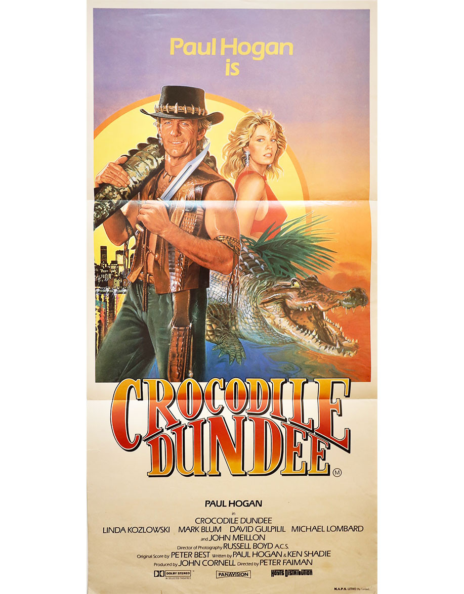 Crocodile Dundee - 33x68 cm - pliée