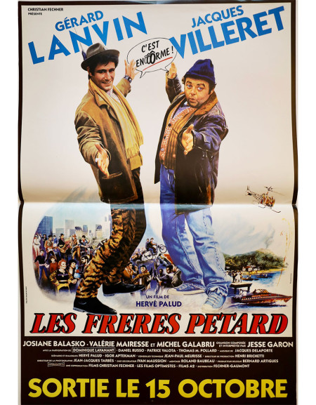 Les Frères Pétard - 40x60 cm - pliée