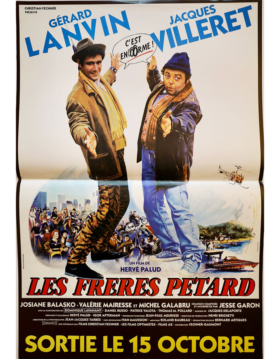 Les Frères Pétard - 40x60 cm - pliée