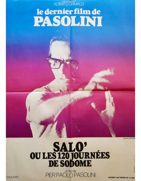 Salò ou les 120 Journées de Sodome - 60x80 cm - pliée