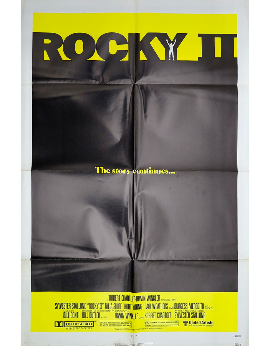 Rocky 2 - Affiche Américaine - 69x104 cm - pliée