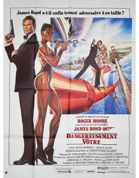 Dangereusement vôtre — affiche originale française...