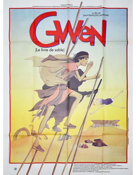 Gwen, le livre de sable - 120x160 cm - pliée