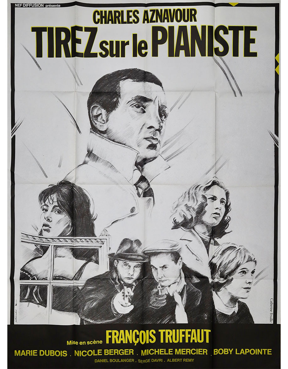 Tirez sur le pianiste - 120x160 cm - pliée