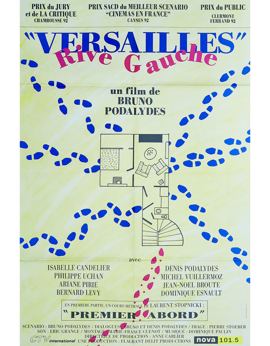 Versailles Rive-Gauche - 80x120 cm - pliée