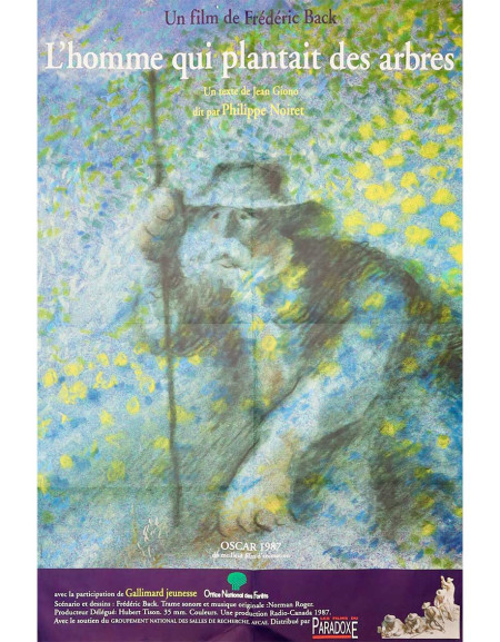 L'homme qui plantait des arbres - 80x120 cm - pliée