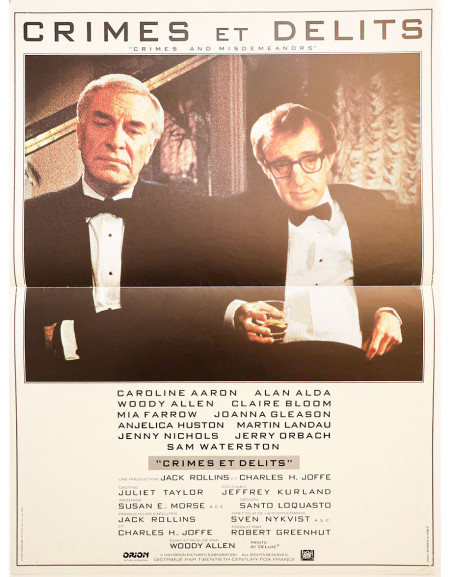 Crimes et Délits - 40x53 cm - pliée