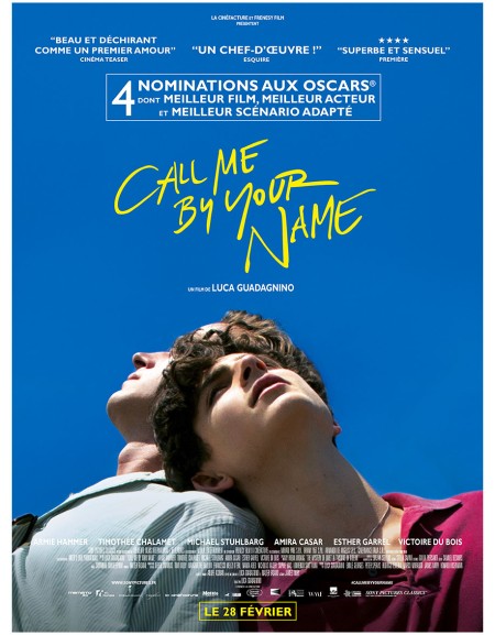 Call Me by Your Name — affiche originale française 40x53...