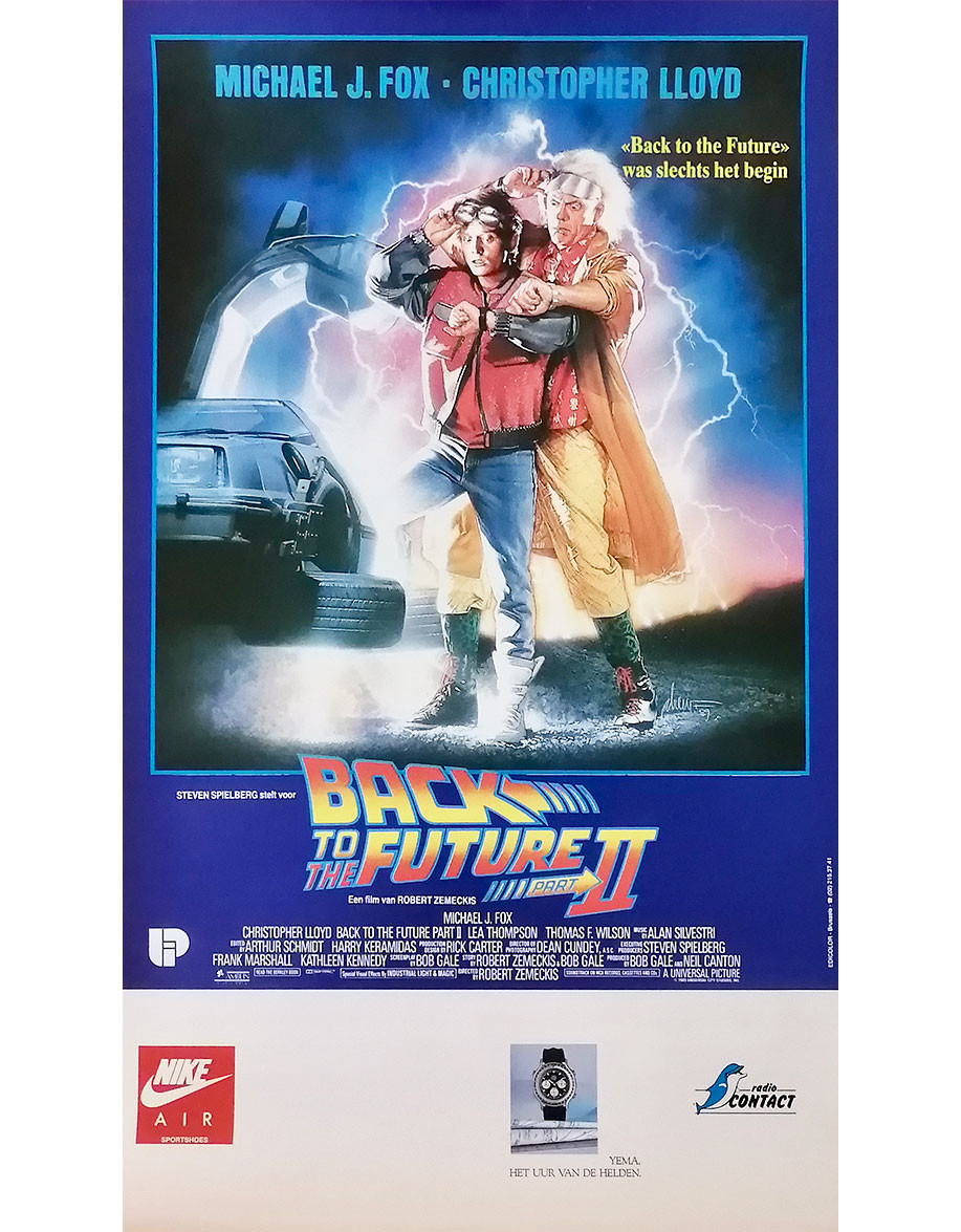 Retour vers le futur 2 - 40x70 cm - roulée
