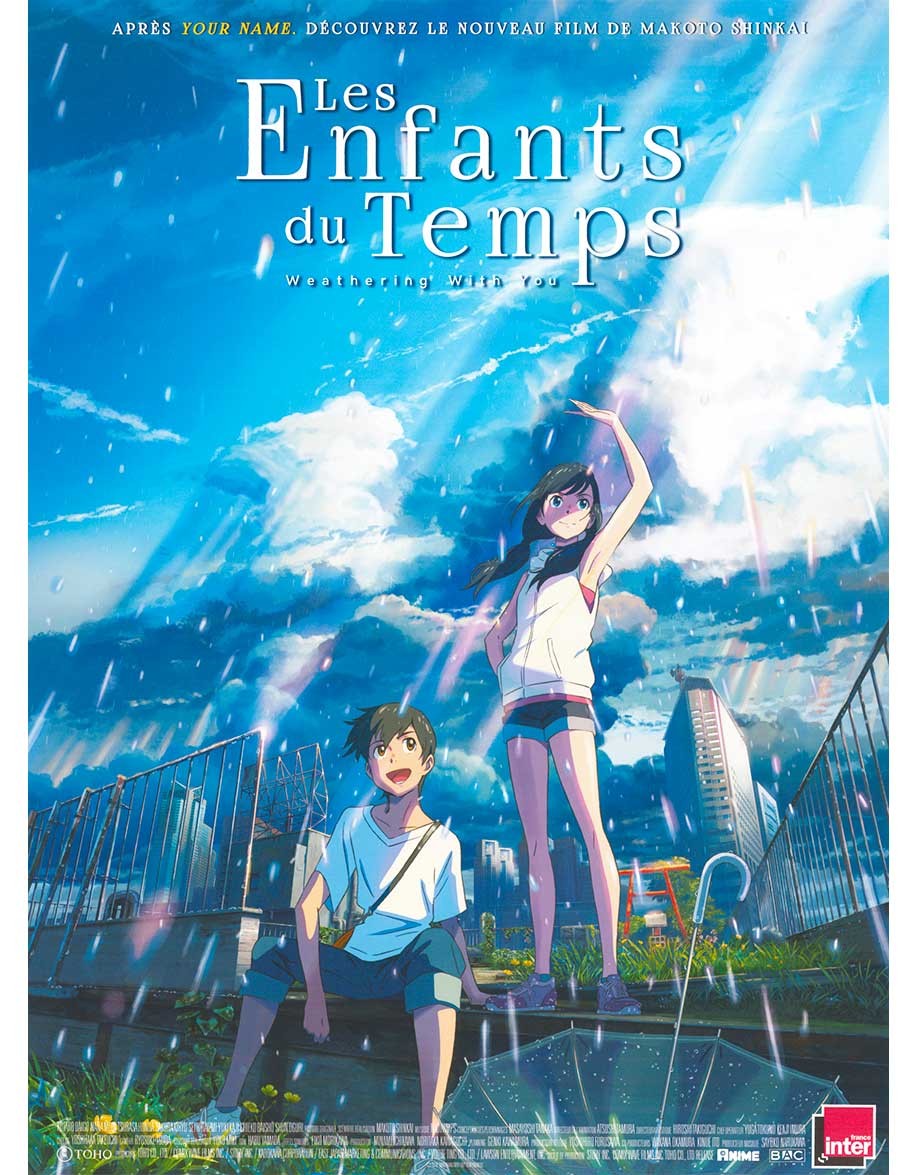 Les Enfants du Temps — affiche originale...