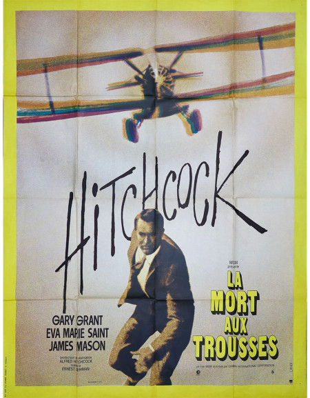 La Mort aux trousses — affiche originale française...