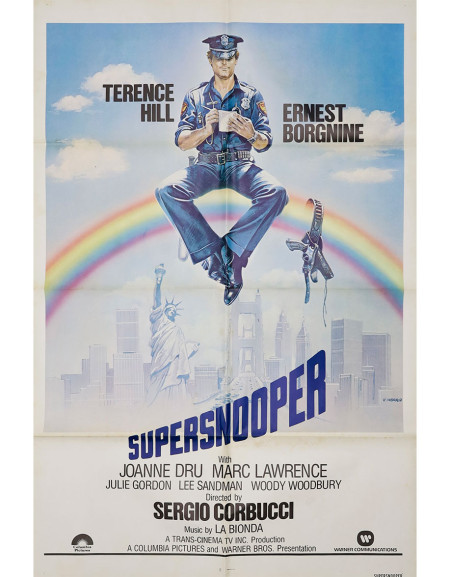 Un drôle de flic - Affiche Américaine- 69x104 cm - pliée