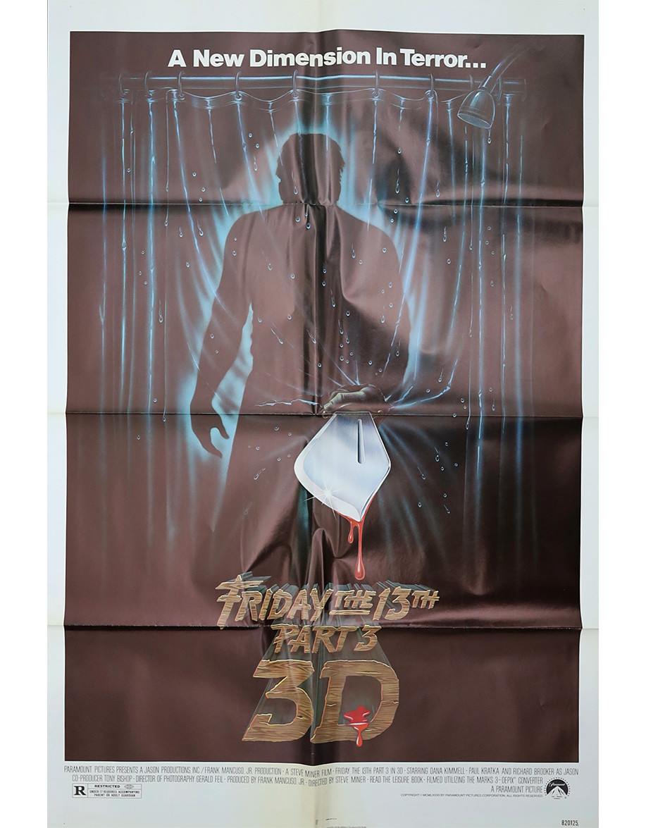 Meurtres en 3 Dimensions - Affiche Américaine -...