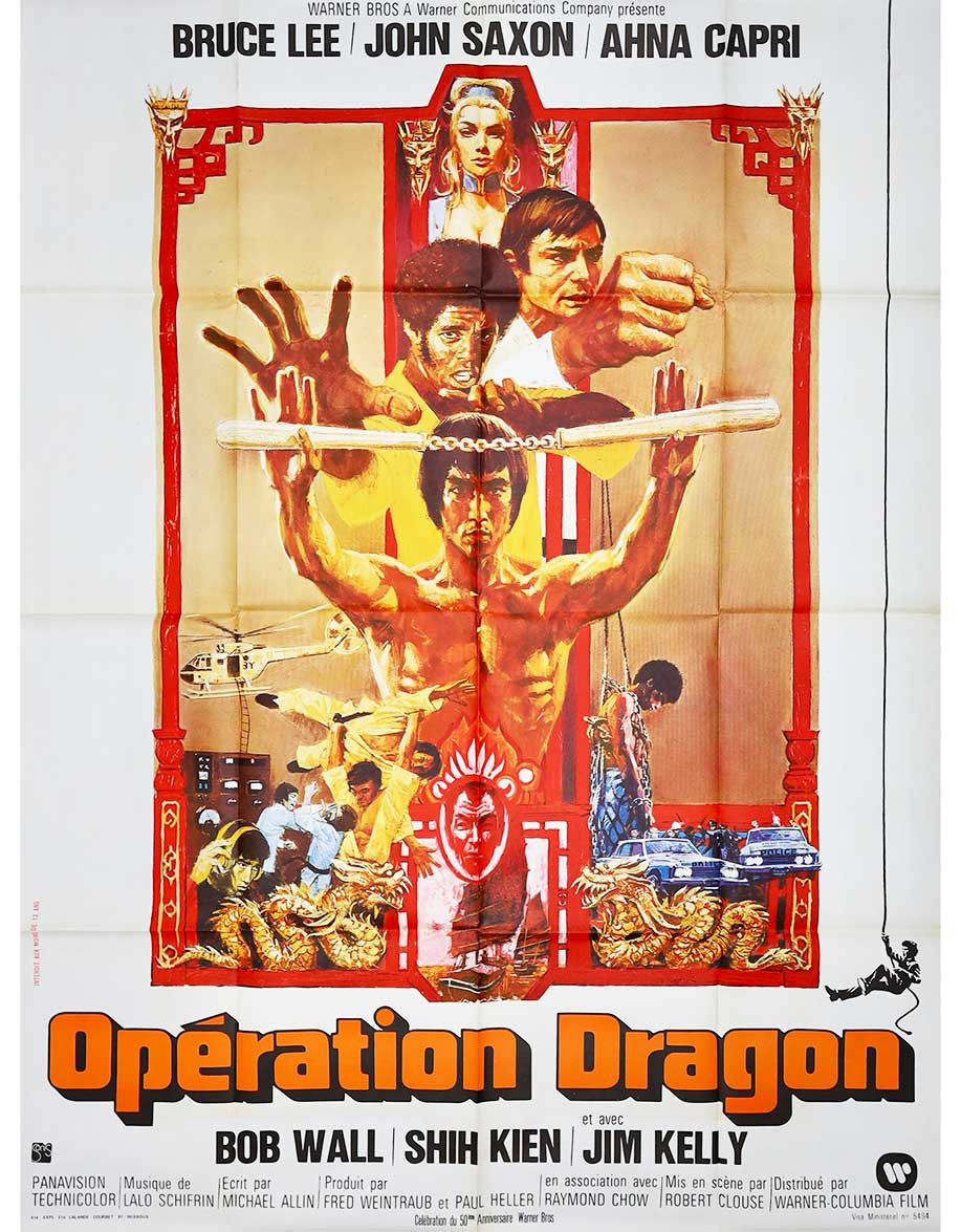 Opération dragon - 120x160 cm - pliée