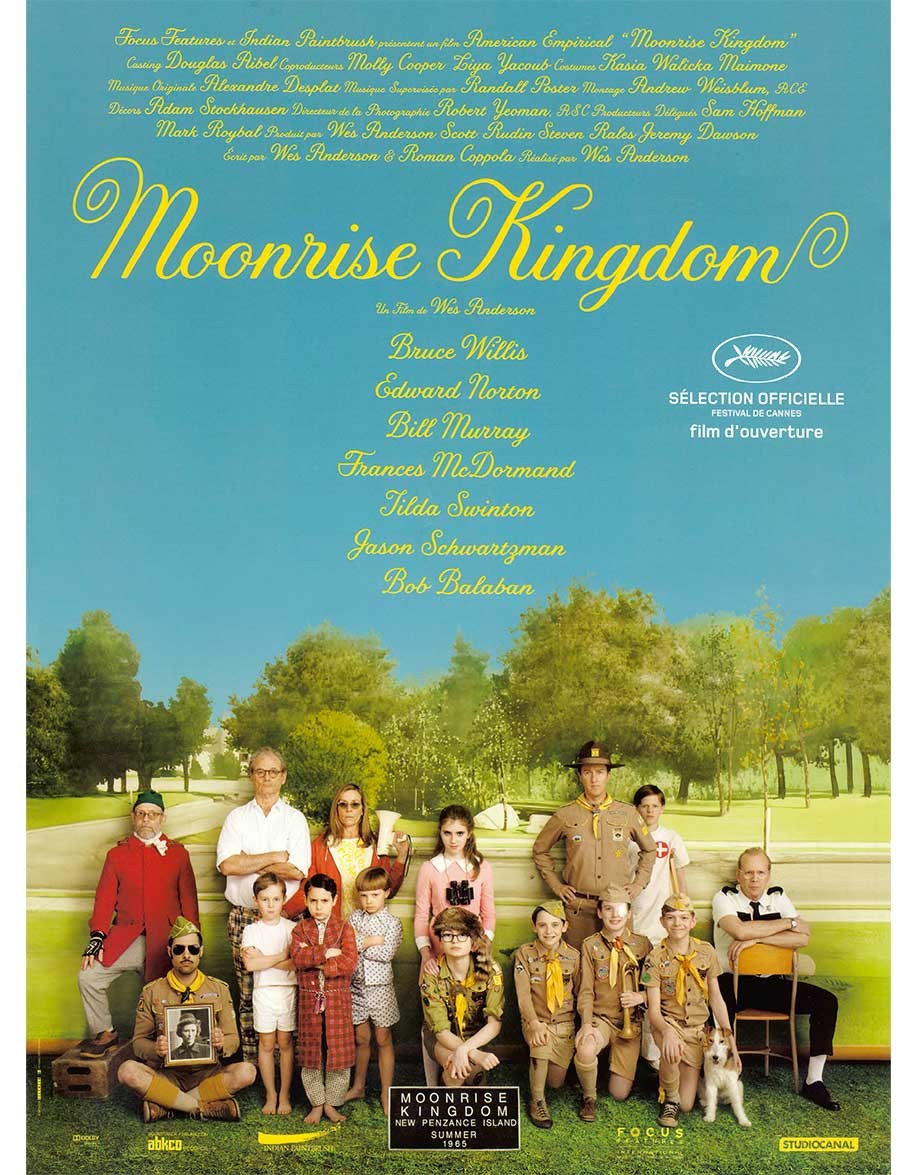 Moonrise Kingdom — affiche originale française...