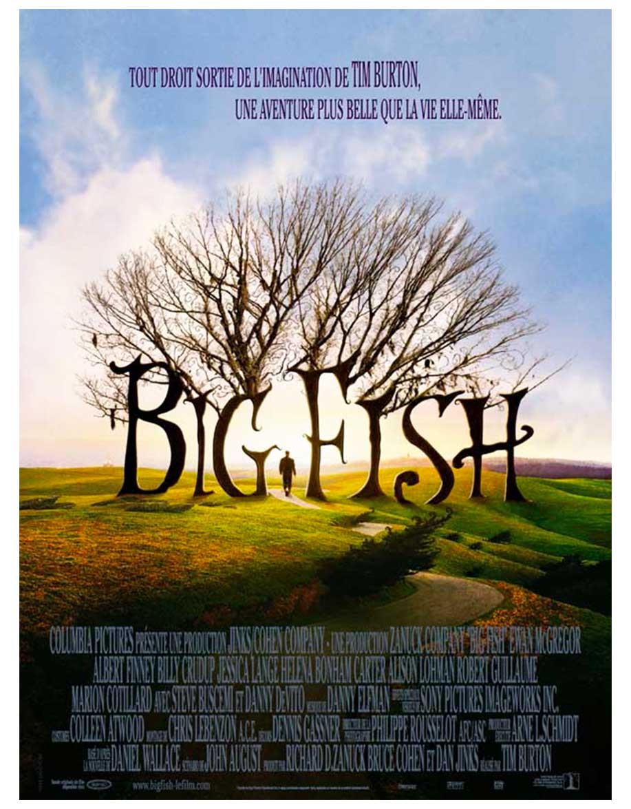 Big Fish — affiche originale française 40x53 cm...