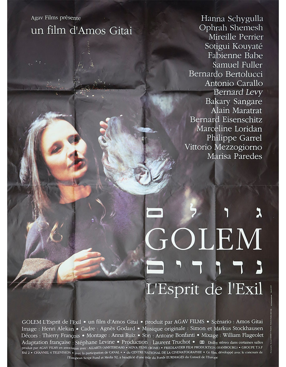 Golem, l'esprit de l'exil - 120x160 cm - pliée