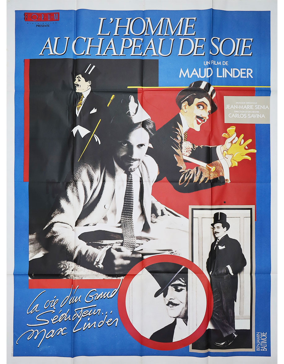 L'homme au chapeau de soie - 120x160 cm - pliée