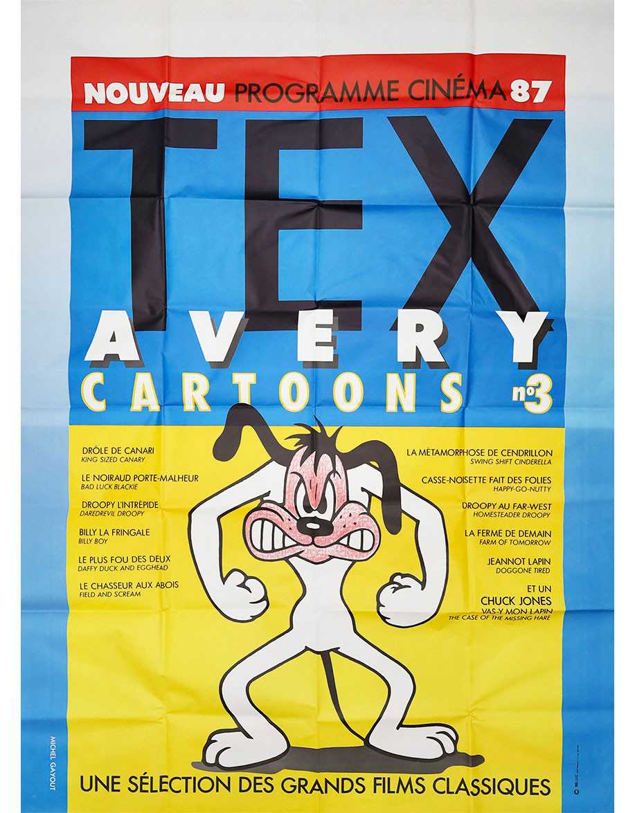 Tex Avery - Cartoons N°3 - 120x160 cm - pliée