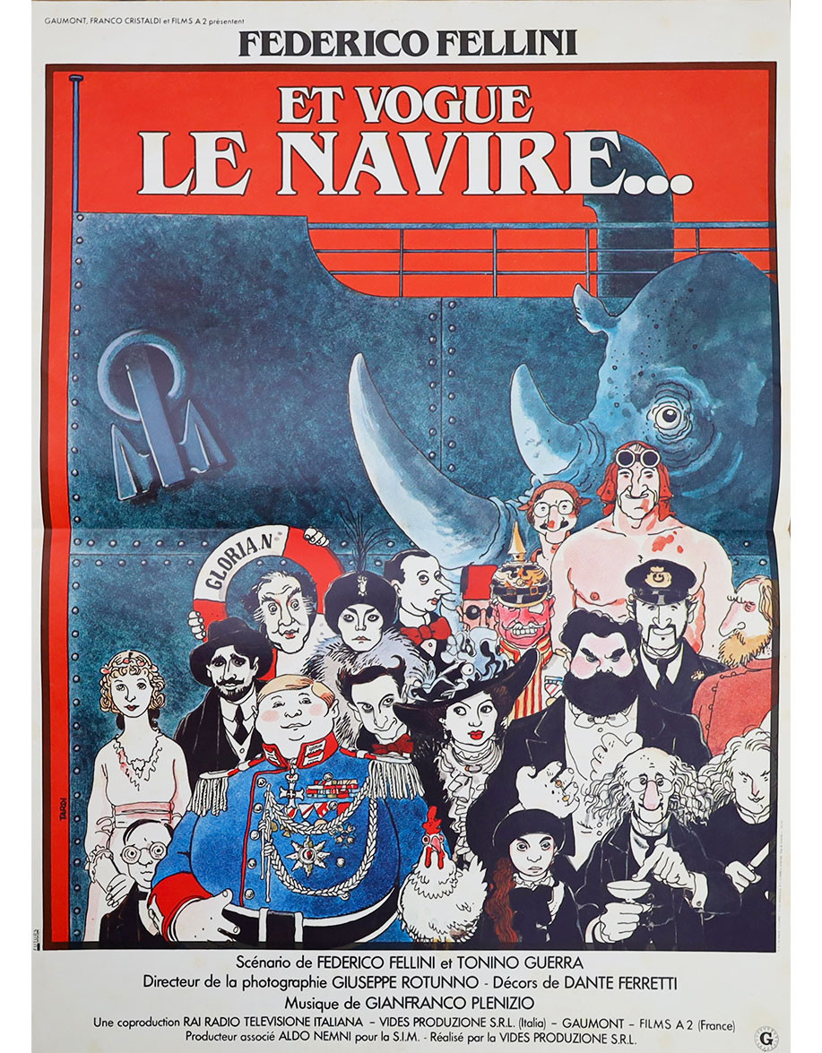 Et vogue le navire... - 40x53 cm - pliée