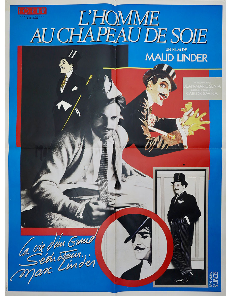 L'homme au chapeau de soie - 60x80 cm - pliée