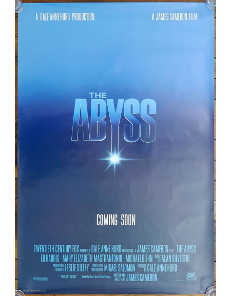 Abyss — affiche originale américaine 69x104 cm (1989) |...