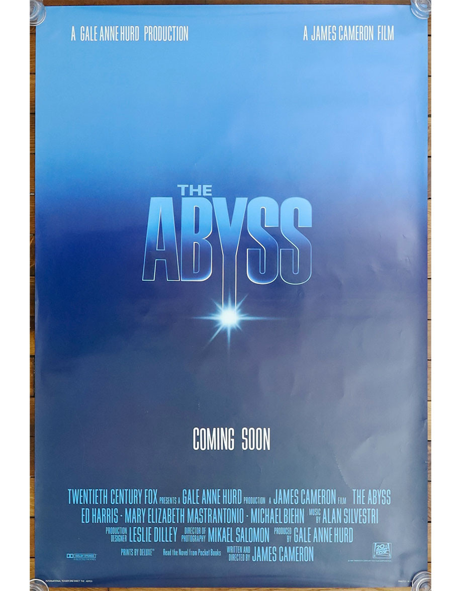 Abyss — affiche originale américaine 69x104 cm...