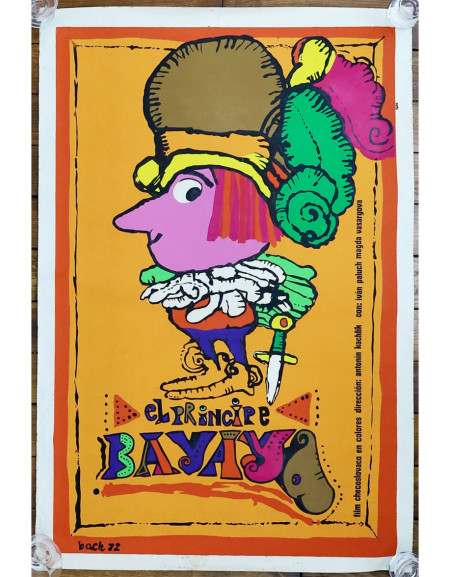 Le Prince Bajaja — affiche originale cubaine 51×76 cm...