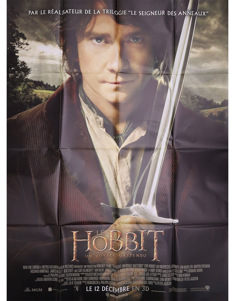 Hobbit : Un voyage inattendu - 120x160 cm - pliée