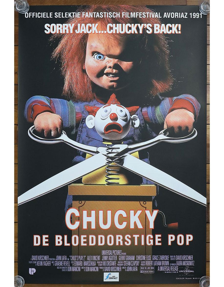 Chucky, la poupée de sang - 70x100 cm - roulée