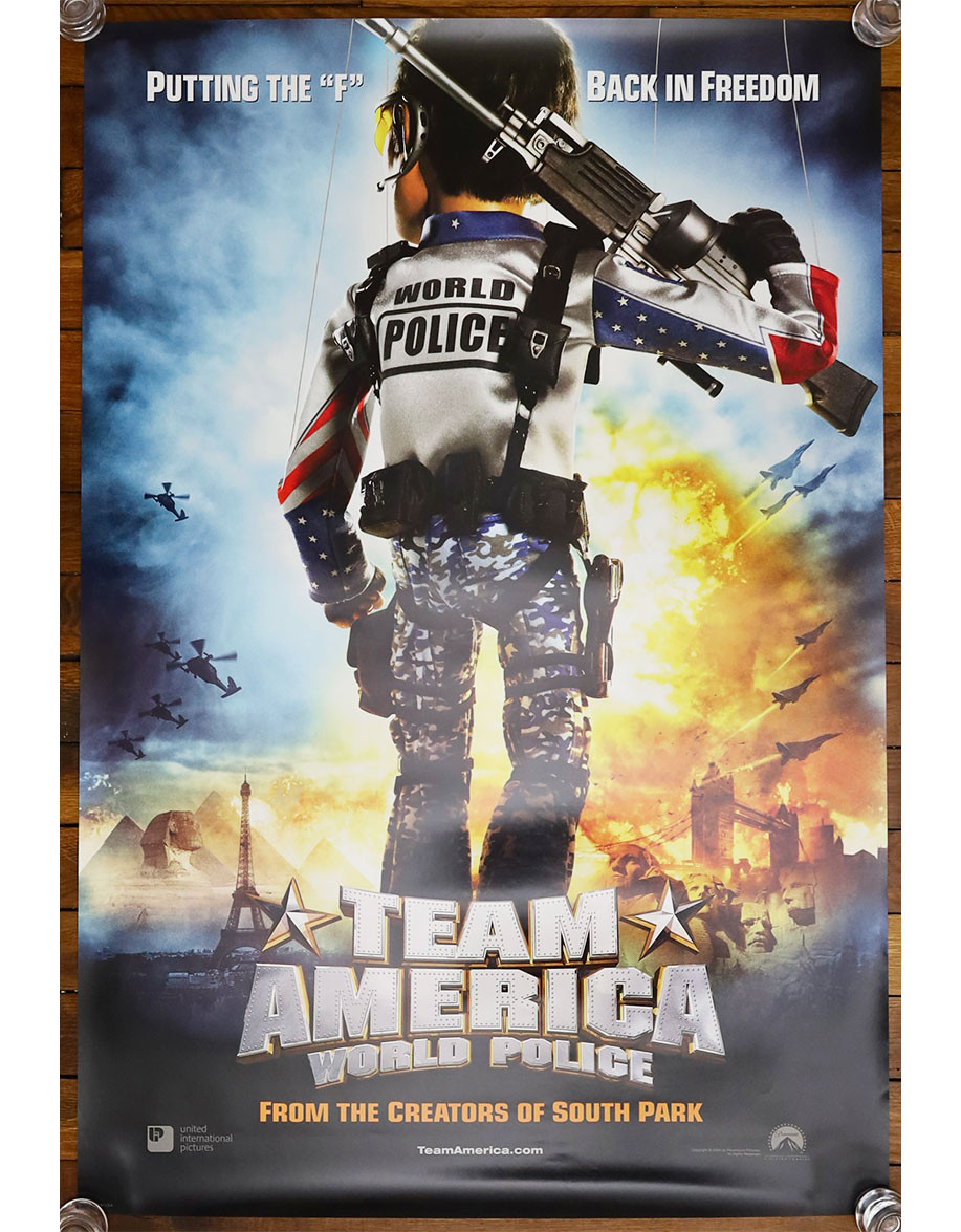Team America, police du monde - 69x104 cm - roulée