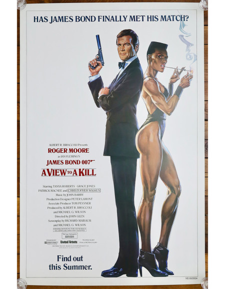 Dangereusement vôtre — affiche originale américaine...