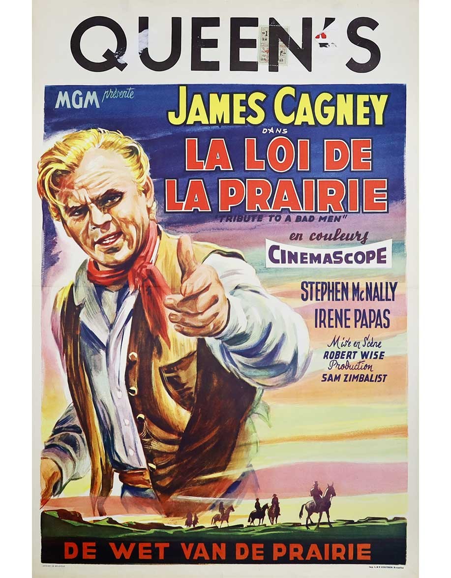 La Loi de la prairie — affiche originale belge...