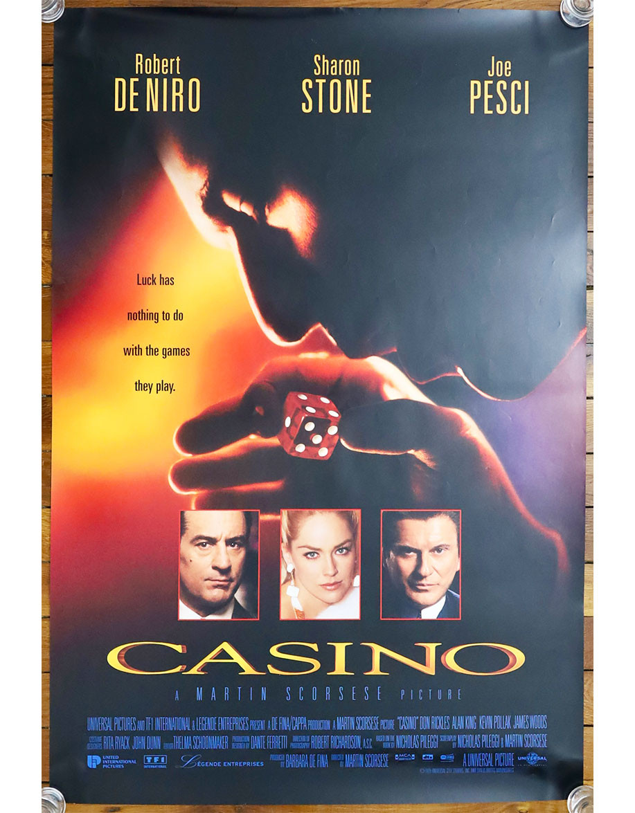 Casino — affiche originale américaine 69×104 cm...