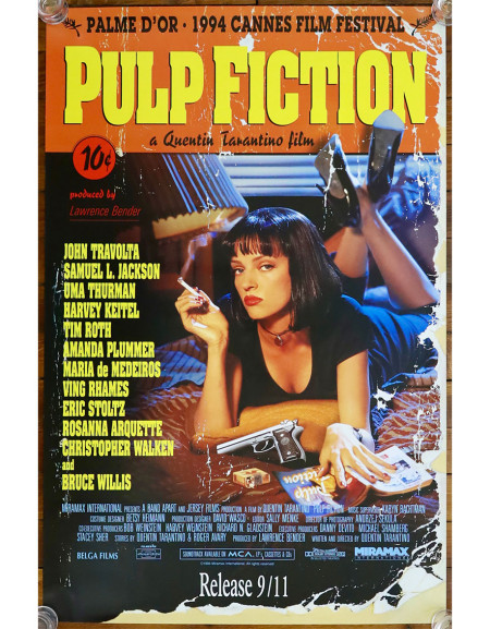 Pulp Fiction — affiche originale belge 60×92 cm (1994) |...