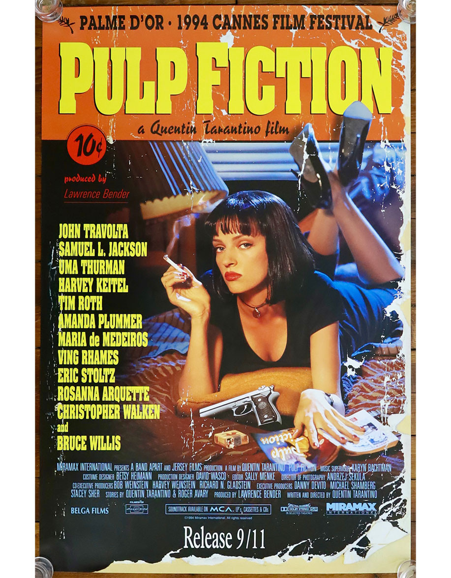 Pulp Fiction — affiche originale belge 60×92 cm...