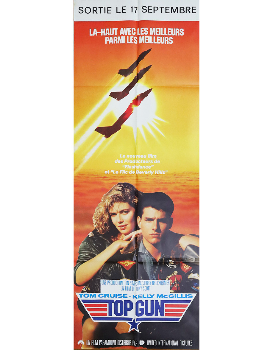 Top Gun — affiche originale française 60x160 cm...