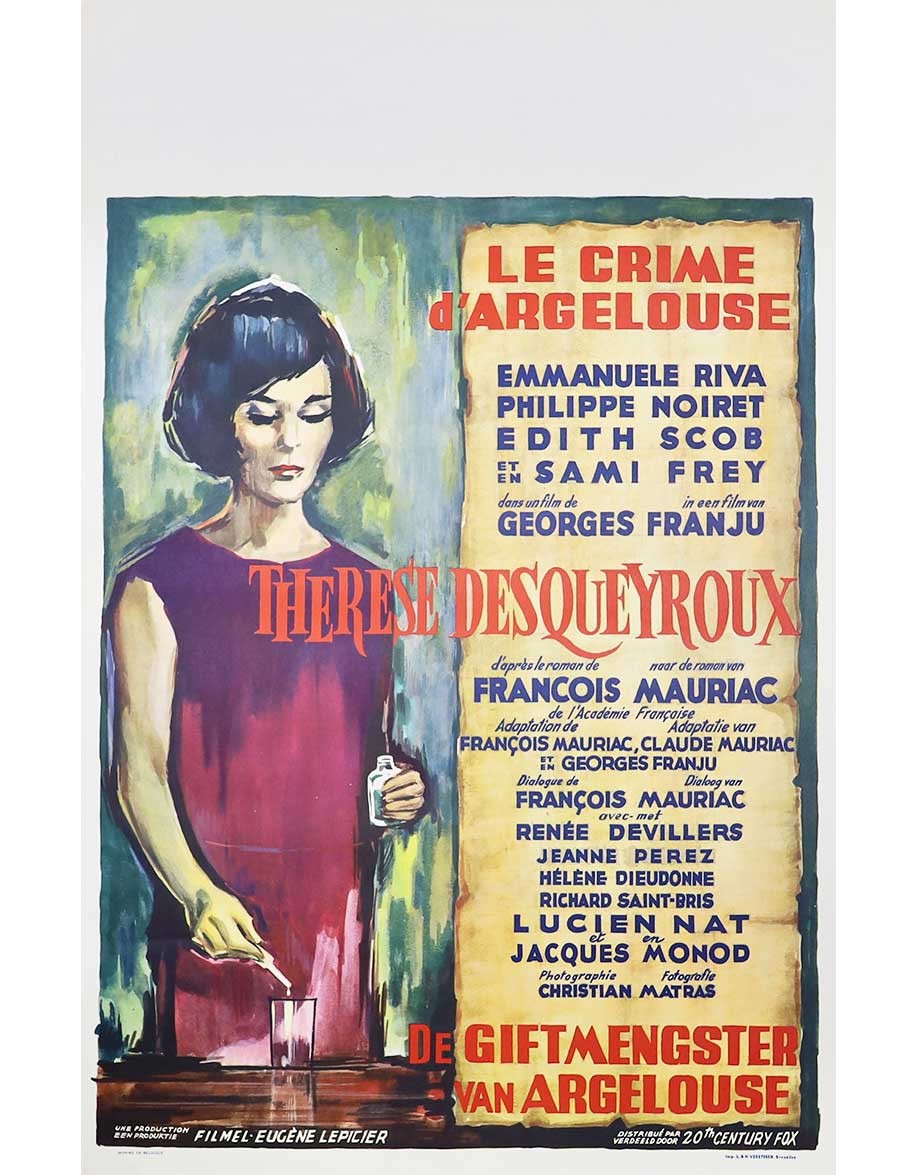 Thérèse Desqueyroux - 35x55 cm - roulée
