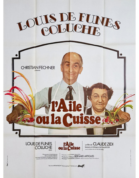 L'Aile ou la Cuisse — affiche originale française 120x160...