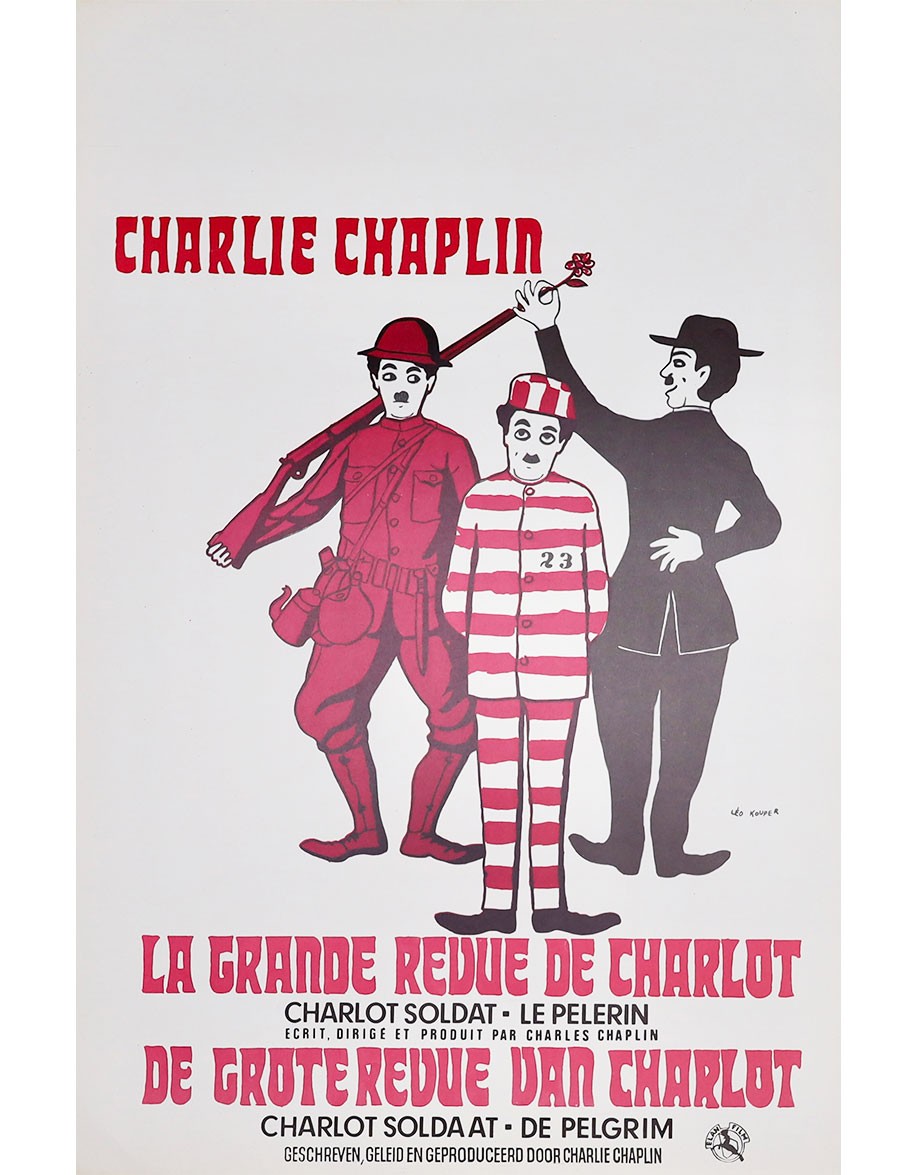 La grande revue Charlot - 35x55 cm - roulée