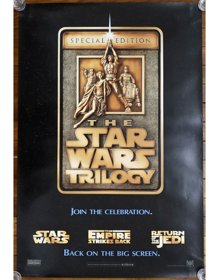 Star Wars Trilogy — affiche originale américaine 69x104...