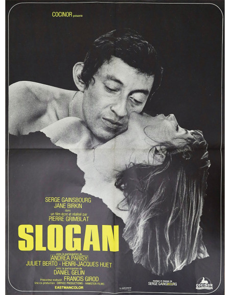 Slogan — Affiche originale française 60×80 cm (1969) |...